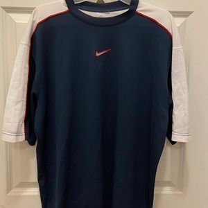 ••Men’s Red, White, and Navy Nike Shirt••